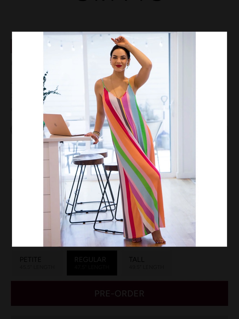 Skivys Vibrant Multicolor Striped Maxi Dress - Large
